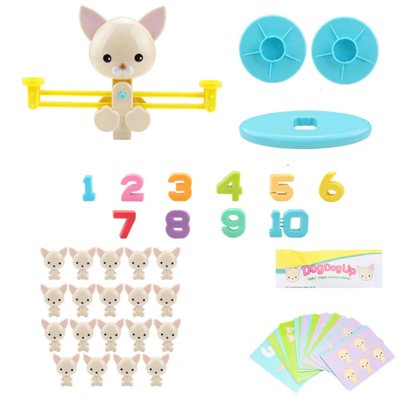 Детская математическая игрушка собака баланс цифровая игра включает в себя 30 шт.