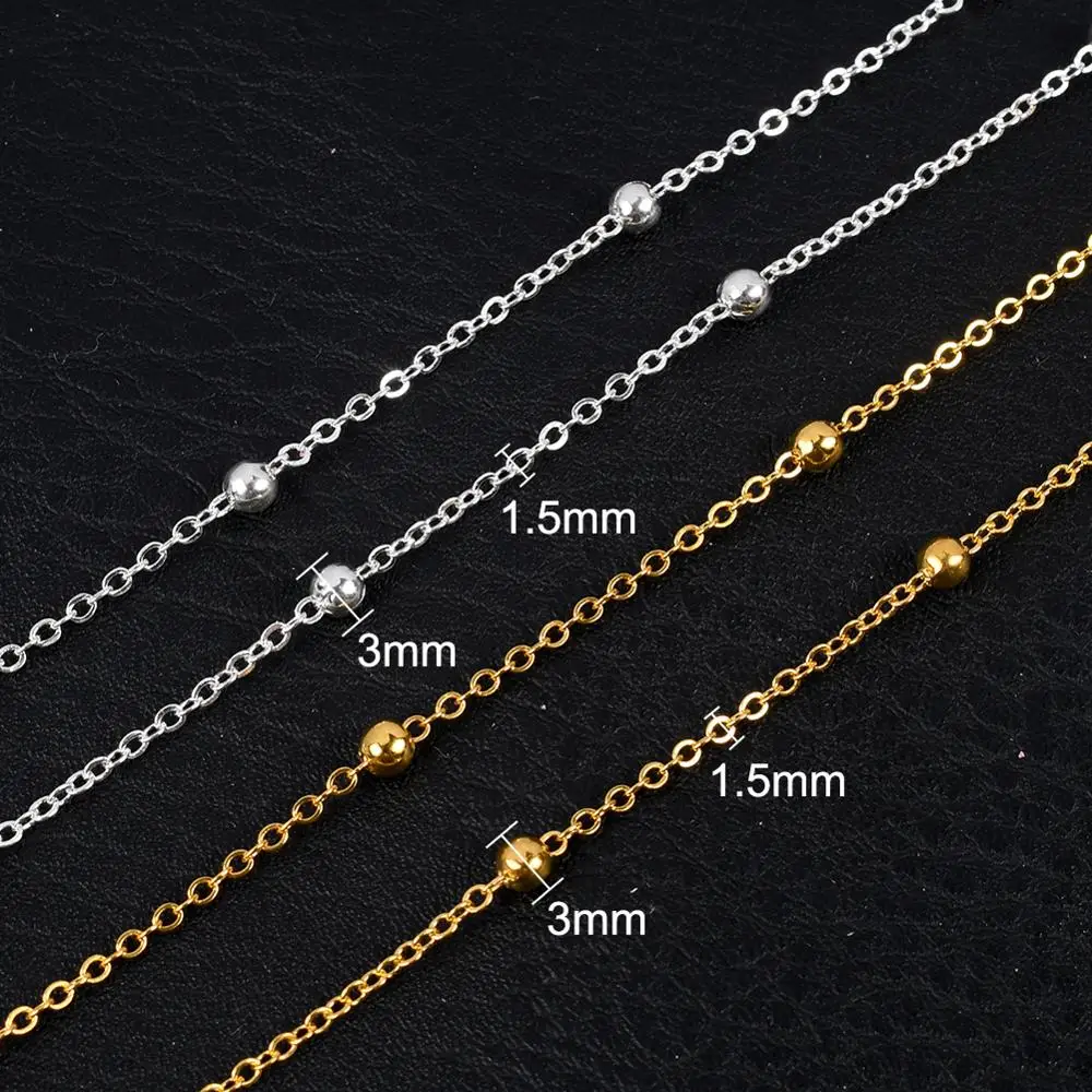 Цепочка на ногу для ожерелья браслета 2 метра | Украшения и аксессуары