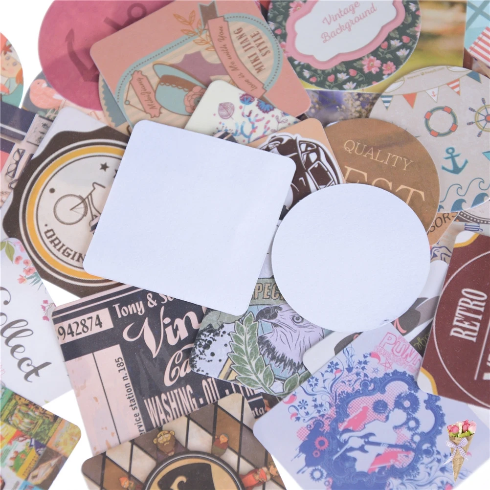 46 шт./кор. наклейки сделай сам винтажные Ретро наклейки-штампы Лондона Парижа