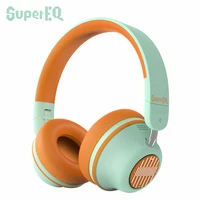 supereq s2 anc wireless headphones foldable hifi music bluetooth headset wired on ear earphones with cvc8 0 noise reduction mic