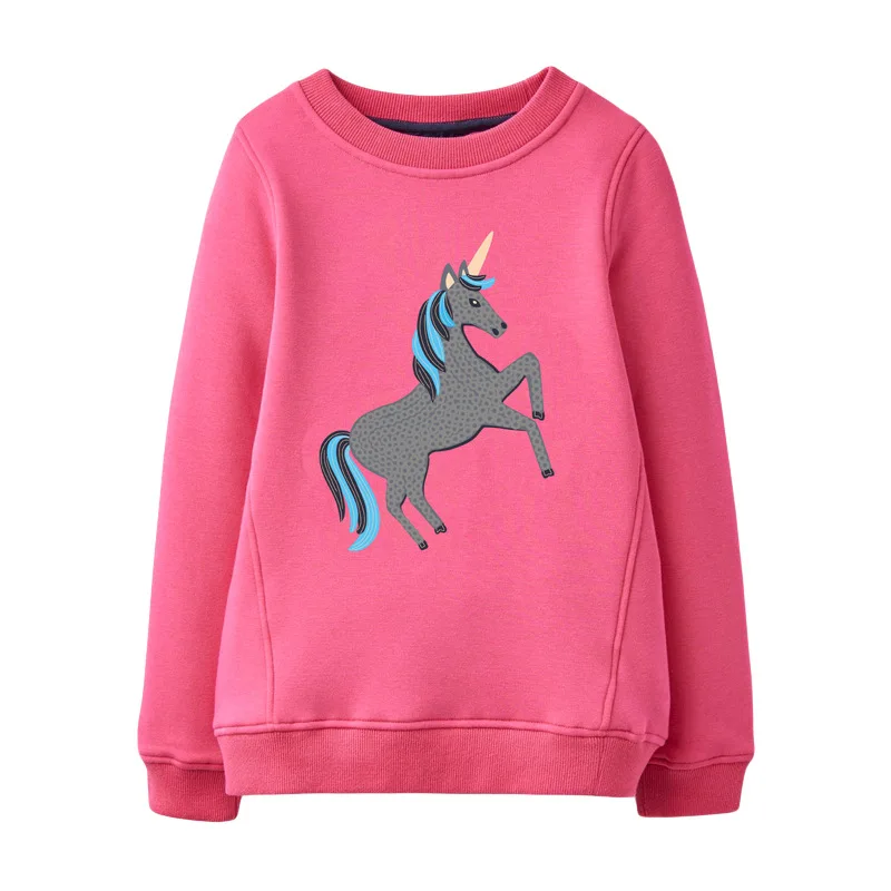

QNPQYX Girls Clothes Unicorn Pattern Children Girl's Clothing Fall 2020 Baby Girls Sweatshirts