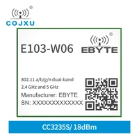 cc3235s 2 4g 5g dual frequency wifi module compatible with cc3235mods cc3235modsf ieee802 11 abgn 18dbm cojxu e103 w06
