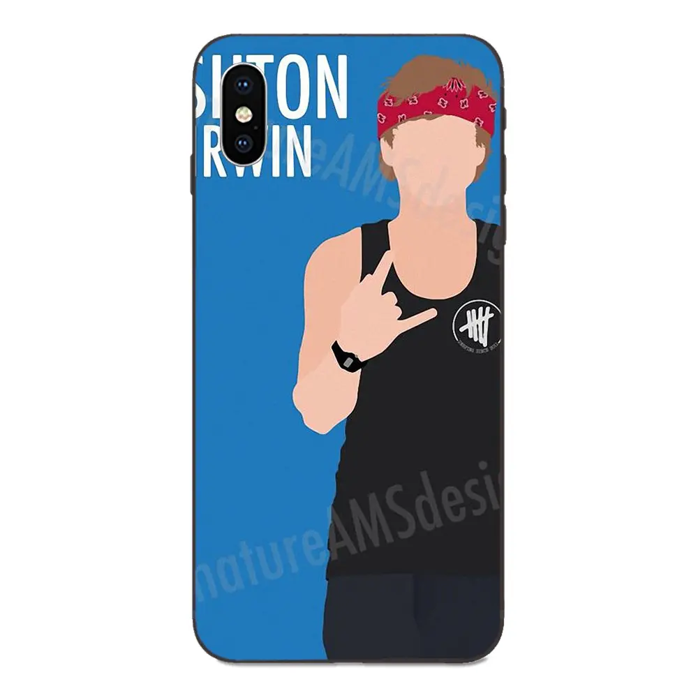 Мягкие чехлы для аксессуаров Xiaomi Redmi Note 3 3S 4 4A 4X 5 5A 6 6A 7 7A K20 Plus Pro S2 Y2 Y3 Sos Ashton Irwin |