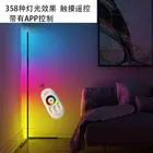 Скандинавские СВЕТОДИОДНЫЕ Деревянные автономные лампы, стенд, освесветильник, цветное стекло, Напольная Лампа lampadaire