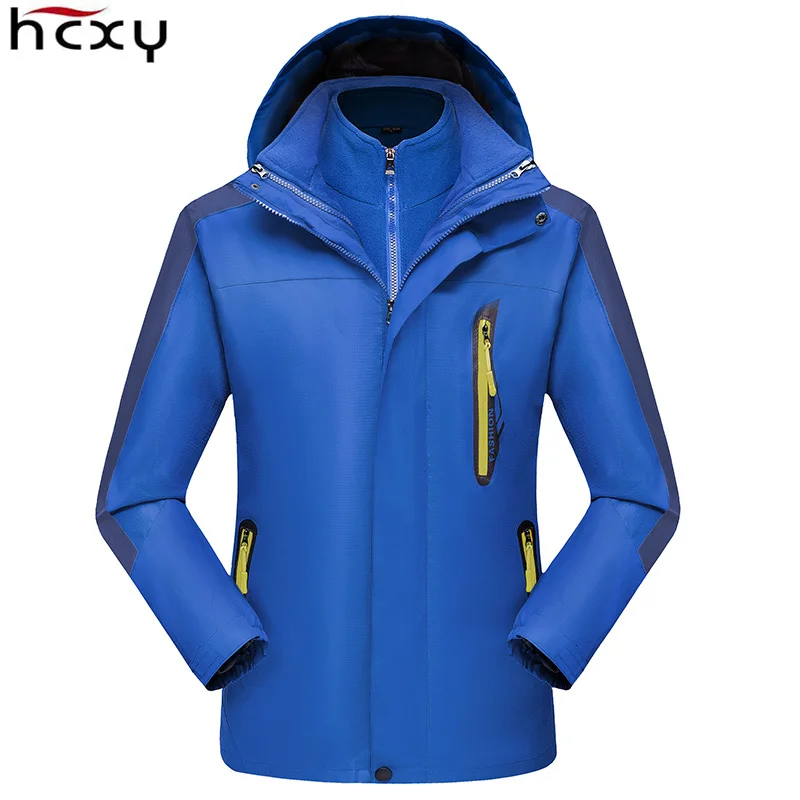 HCXY 2019 Мужская техническая куртка пальто с капюшоном парная парка зимняя одежда
