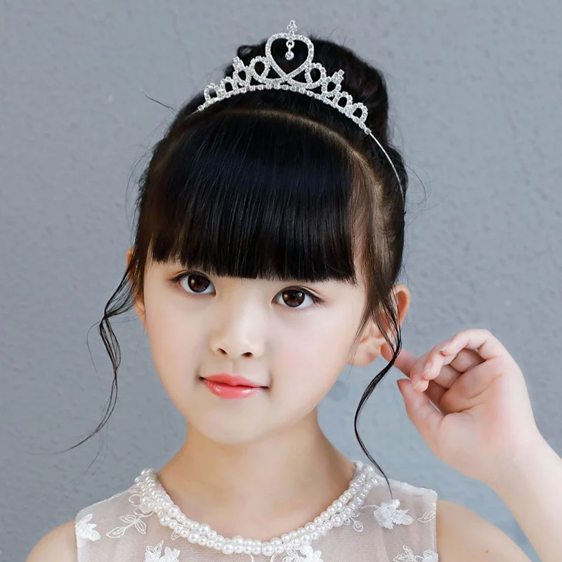 2019 детский головной убор корона принцессы ободок хрустальные свадебные