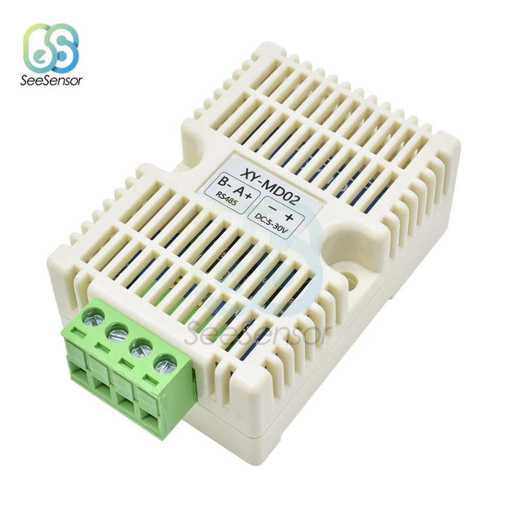 

Temperature and Humidity Transmitter SHT20 Sensor Module High Precision Monitoring Modbus Rtu Protocol RS485 Output Signal