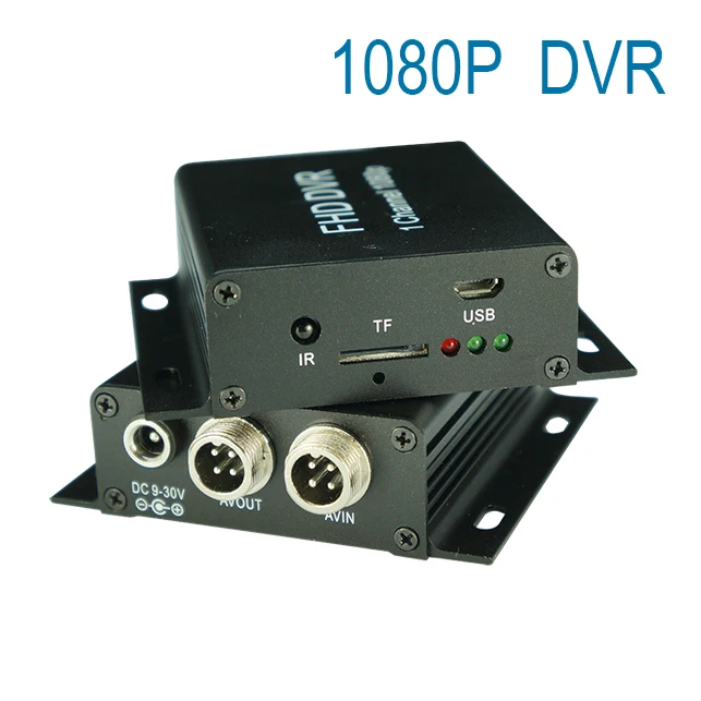 1 канал 2 в 1080P Full DVR CCTV AHD видеорегистратор для автомобильной автобусной системы