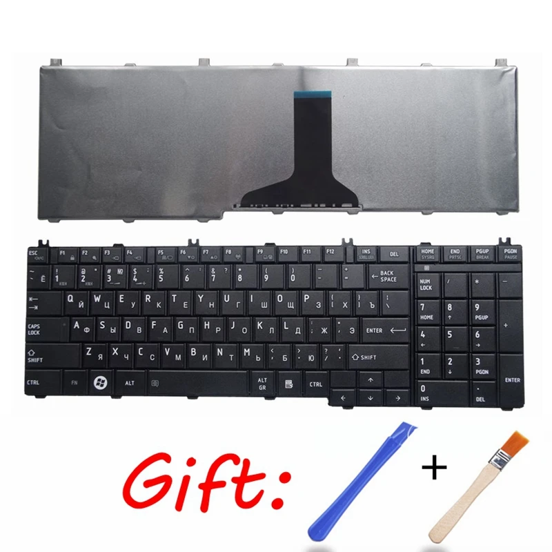 Русская клавиатура для ноутбука toshiba Satellite L670D L750 L750D L755D L770D L775 L760 L675D L655D C650D RU Макет