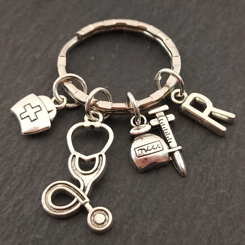 Шприц стетоскоп брелки брелок доктор медсестры медицинский Выпускной мужской