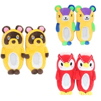 winter plush cotton slippers animal crossing tom nook anime cosplay cartoon graphics men and women slippers cute adult model