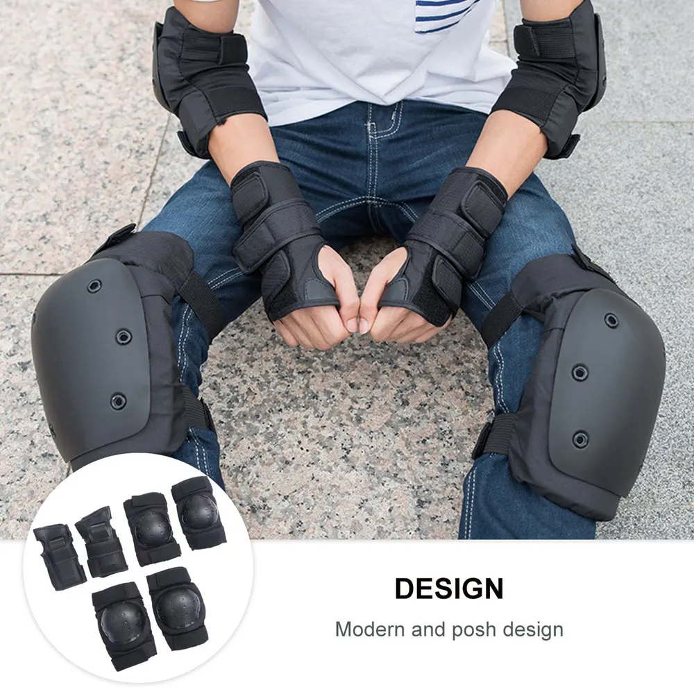 

1Set Children Elbow Wrist Knee Pads Children Sports Safety Protective Gear Skateboard Accessories - Size