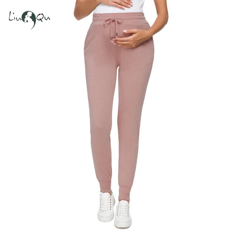 Женские Леггинсы для беременных брюки капри удобные штаны отдыха с карманами |