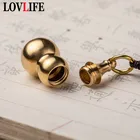 Подвеска в виде тыквы из чистой латуни, брелок для автомобиля, можно открыть, винтажные подвески для рюкзака, ювелирные изделия ручной работы, тканый ремень