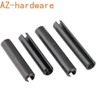 GB879 марганцевая сталь, эластичная цилиндрическая шпилька 65mn, открытая эластичная Шпилька, черная эластичная Шпилька, Шпилька с пружиной, M1.5-M5 20 шт.