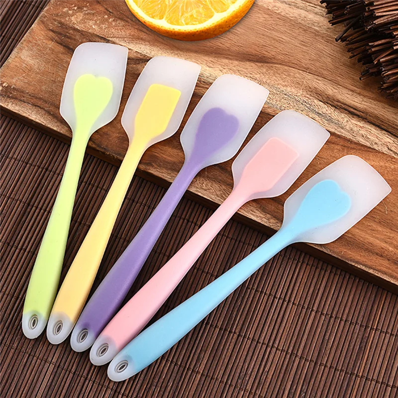 

20.5*4cm Transparent Non-Stick Silicone Spatula Cream Butter Cake Batter Mixing Scraper Kitchen Baking Pastry Cooking Accesories