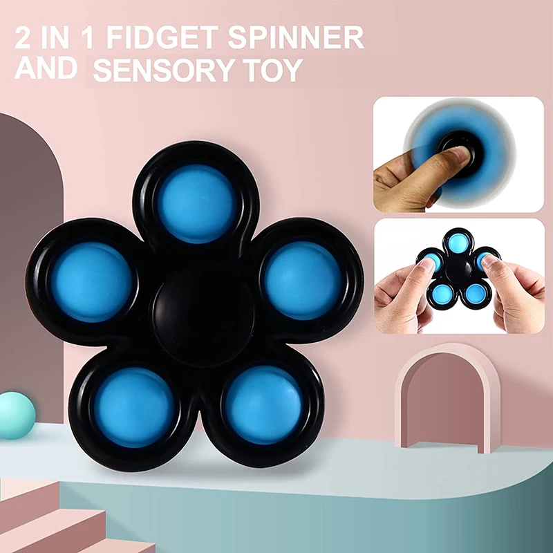 

2021 Fidget Spinner ADHD Anxiety Toys Stress Relief Reducer Spin for Adults Children Autism Fidgets Best EDC Finger Toy