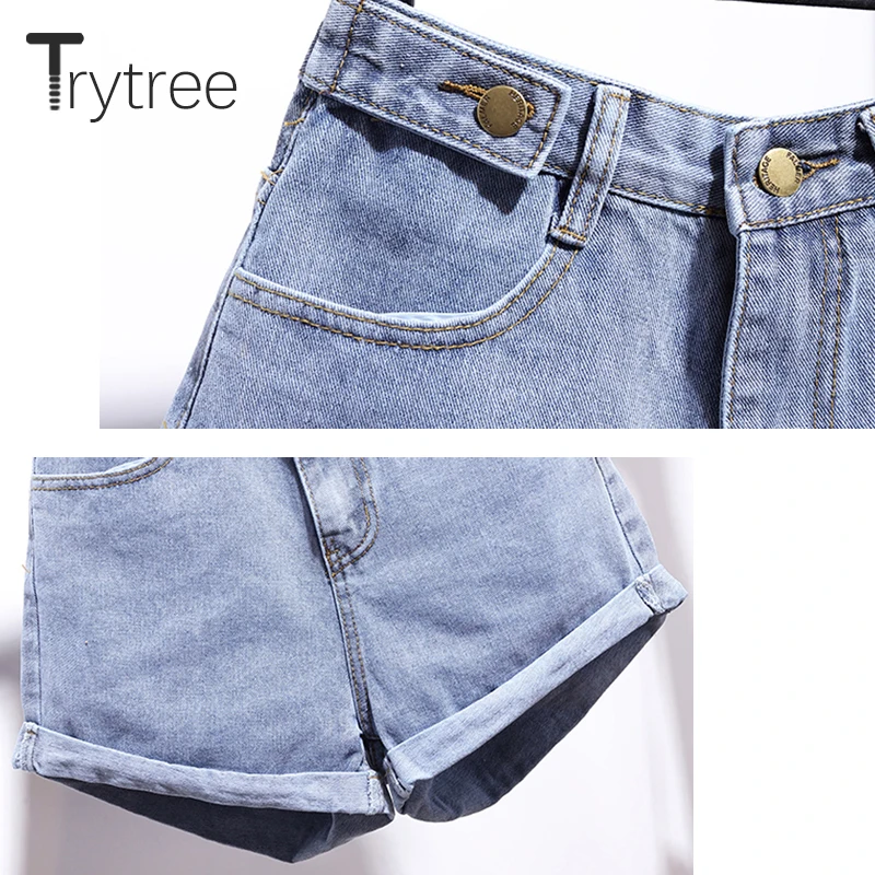 Летний женский комплект из двух предметов Trytree 2020 Повседневная футболка с