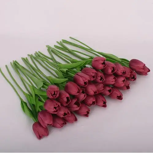 10 шт. искусственные латексные тюльпаны|Искусственные и сухие цветы| |