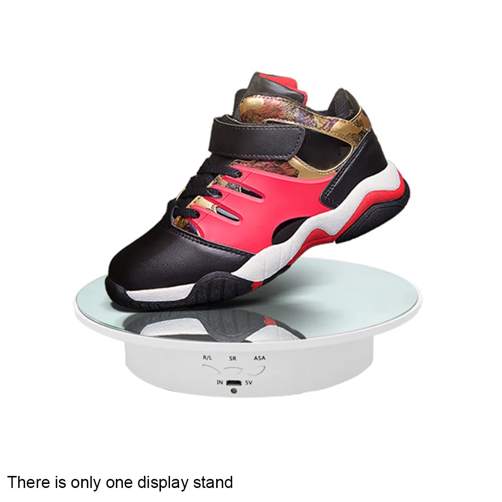 

8inch Rotating Display Stand Professional Universal Electric Turntable 3 Speeds Shooting Props Intelligent For Photography Round