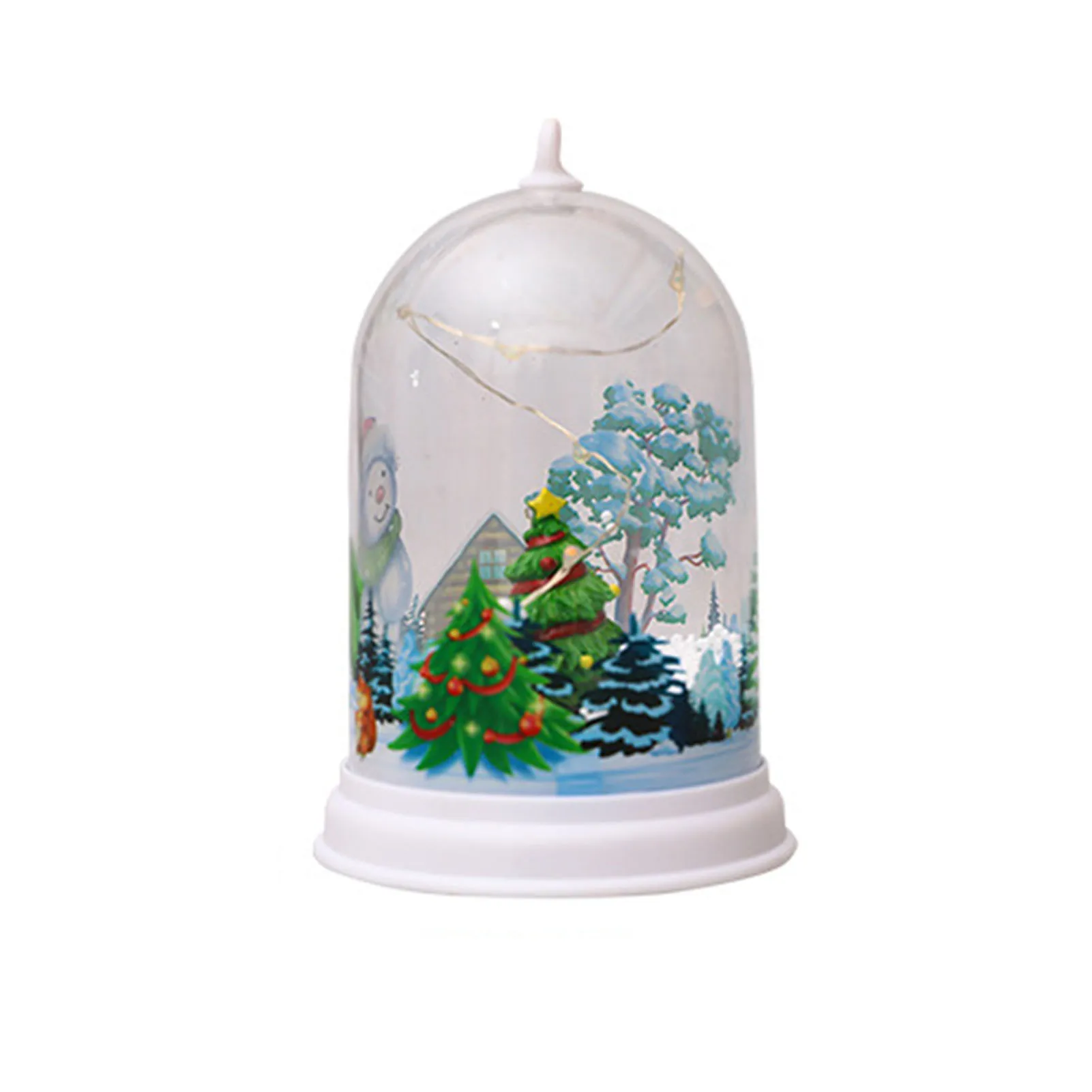 

Светодиодный светильник с затенением, Рождественский Декор, настольная лампа с пластиковым дисплеем, праздничный подарок, прикроватная ла...