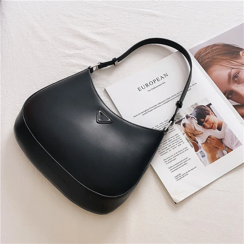 

Genuine Leather Underarm Bag 2021 Cow Leather Korean Bag Female Luxury Designer Handbag