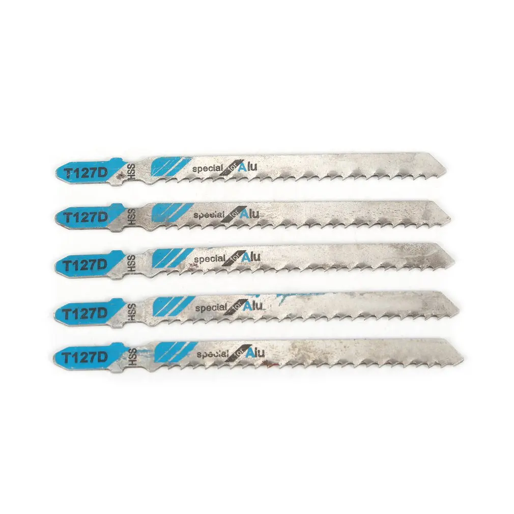 

NEW 5Pcs/set T127D Saw Blade Hacksaw Jig Saw Blade Set Reciprocating Curve Saw Blade For Hard Metal Saw Cutting Tool