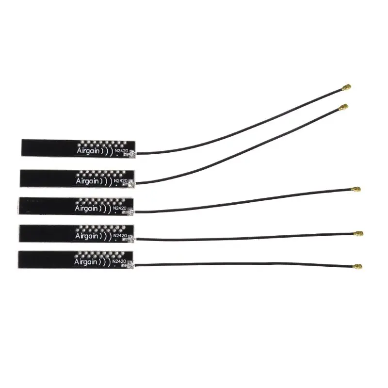 5 шт. 2 4 ГГц IPX IPXE разъем PCB Встроенная антенна 4dBi с высоким коэффициентом усиления