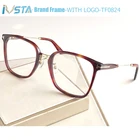 Очки IVSTA TF0824 мужские большие с логотипом, брендовые дизайнерские квадратные очки в оправе из ацетата, в стиле ретро, с коробкой