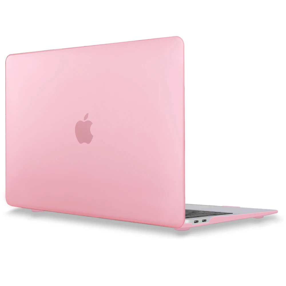 Pink Русский склад матовый и кристально чистый жесткий чехол для Macbook Air 13 A1466 Pro 13 15 Air 11 Защитная пленка для клавиатуры - Цвет: Pink