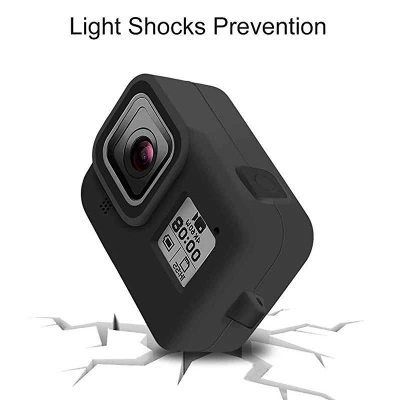 GoPro Hero 8 силиконовый защитный противоударный чехол водонепроницаемые чехлы для