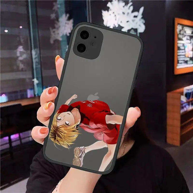 

Kenma Kozume of Haikyuu Phone Cases matte transparent For iphone 7 8 11 12 plus mini x xs xr pro max cover