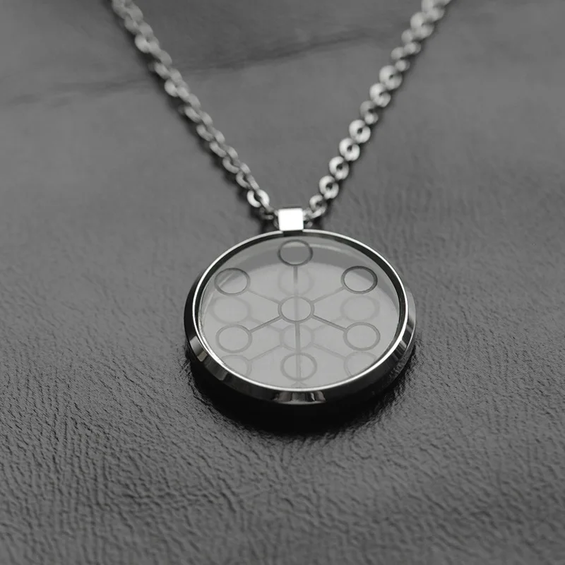 Unisex Stainless Steel 2000CC Negative Ion Energy Scalar Pendant Chain Necklace 2020 Men Women High Power Necklaces