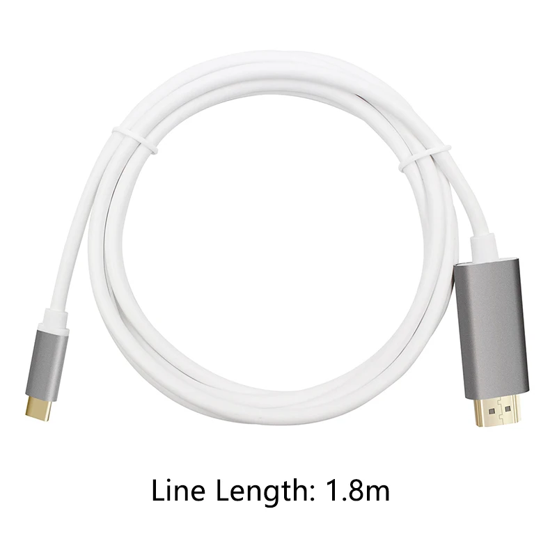 USB 3 1 Тип C к HDMI адаптер папа мужчине конвертер для MacBook2016/Huawei Matebook/Smasung S8 8 M |