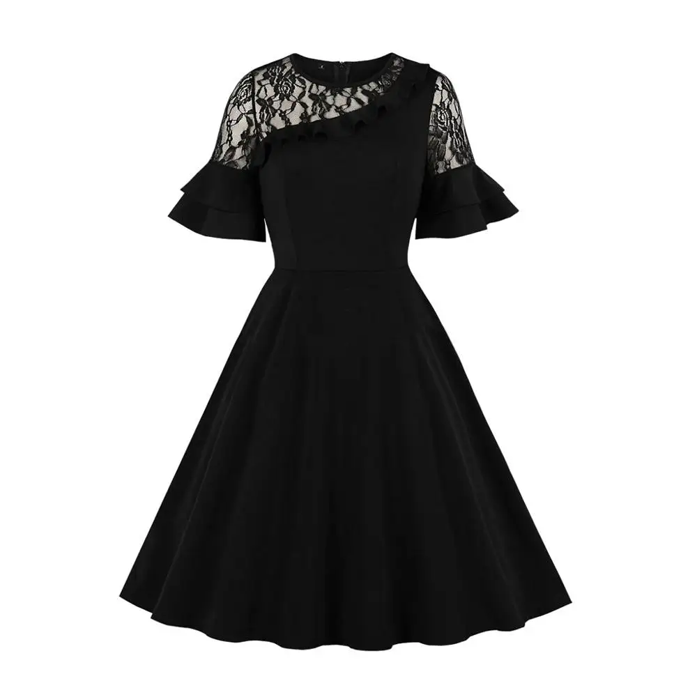 

Women Lace Short Sleeve Bodycon Cocktail Party Pencil Dress Mini Dresses платье женское ropa mujer vestido 2019 #2S16