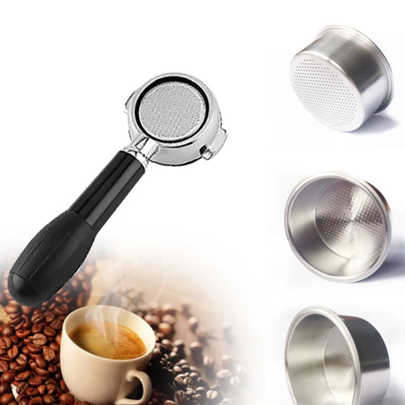 

tainless Steel Porous Filter Bowl Basket For Espresso/Machine Coffee Maker Part High Quality Coffee Tea Filter Basket