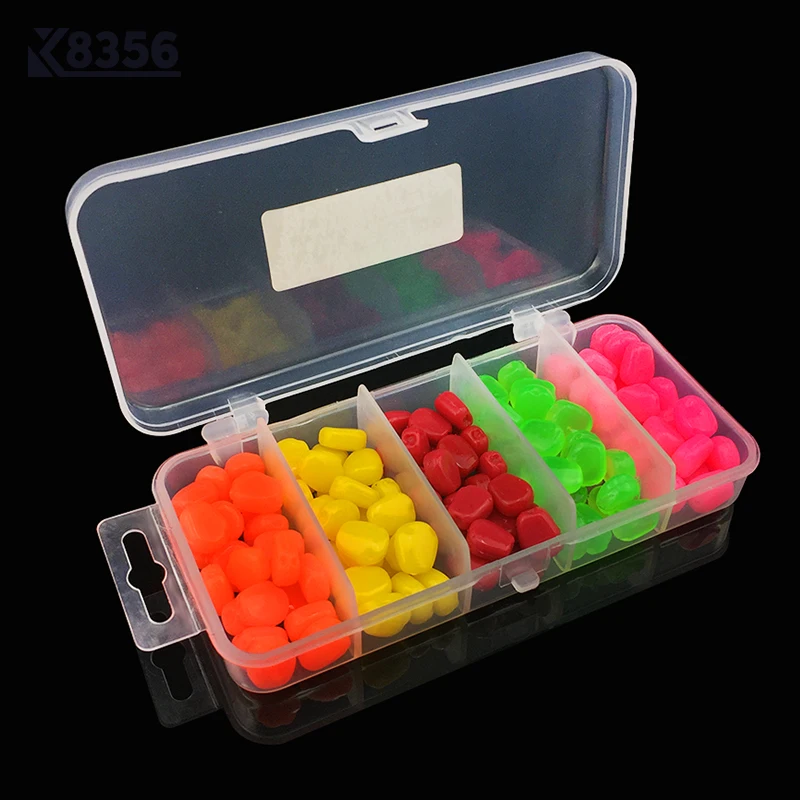 K8356 ПВХ имитация кукурузы набор рыболовные приманки мягкие запах Искусственный