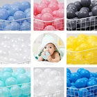 100 шт шары для сухого бассейна красочные Мячи ямы Мягкие пластиковые океанские волнистые шары забавные игрушки для детей Детский Рождественский подарок