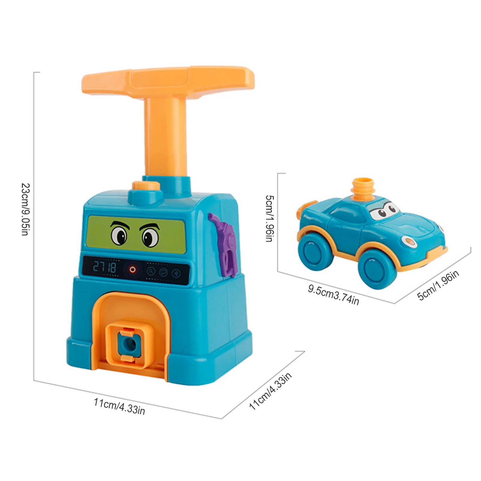 

Cartoon Power Balloon Car Puzzle Fun Education Inertia Air Power Balloon Car Science Educational Toy Set For Children Gift