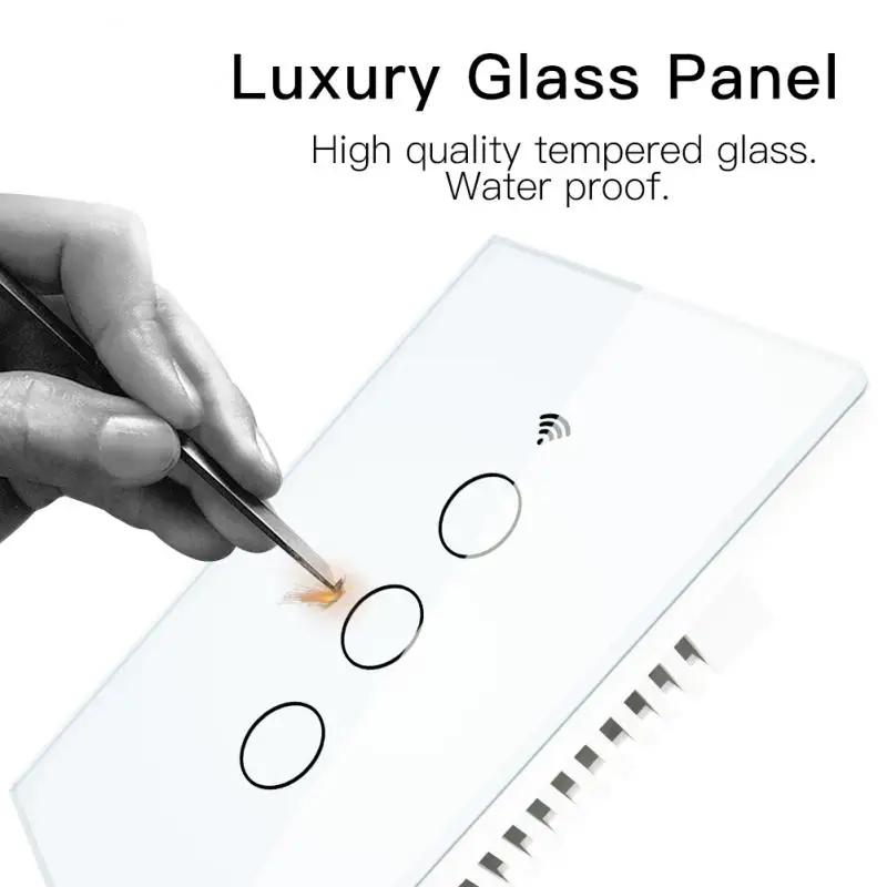 

WiFi RF433 & Wi-Fi Smart Life Tuya Alexa Google Home 1/2/3 Gang