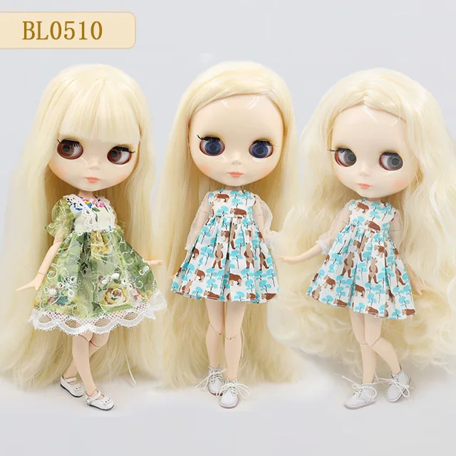 Ледяная фабрика Blyth кукла 1/6 BJD индивидуальные обнаженные тела с белой кожей, глянцевое лицо, подарок для девочки, игрушка