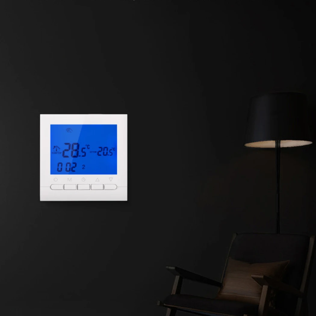 

NTC Thermostat Backlight Programmable LCD Wireless Smart Remote Control
