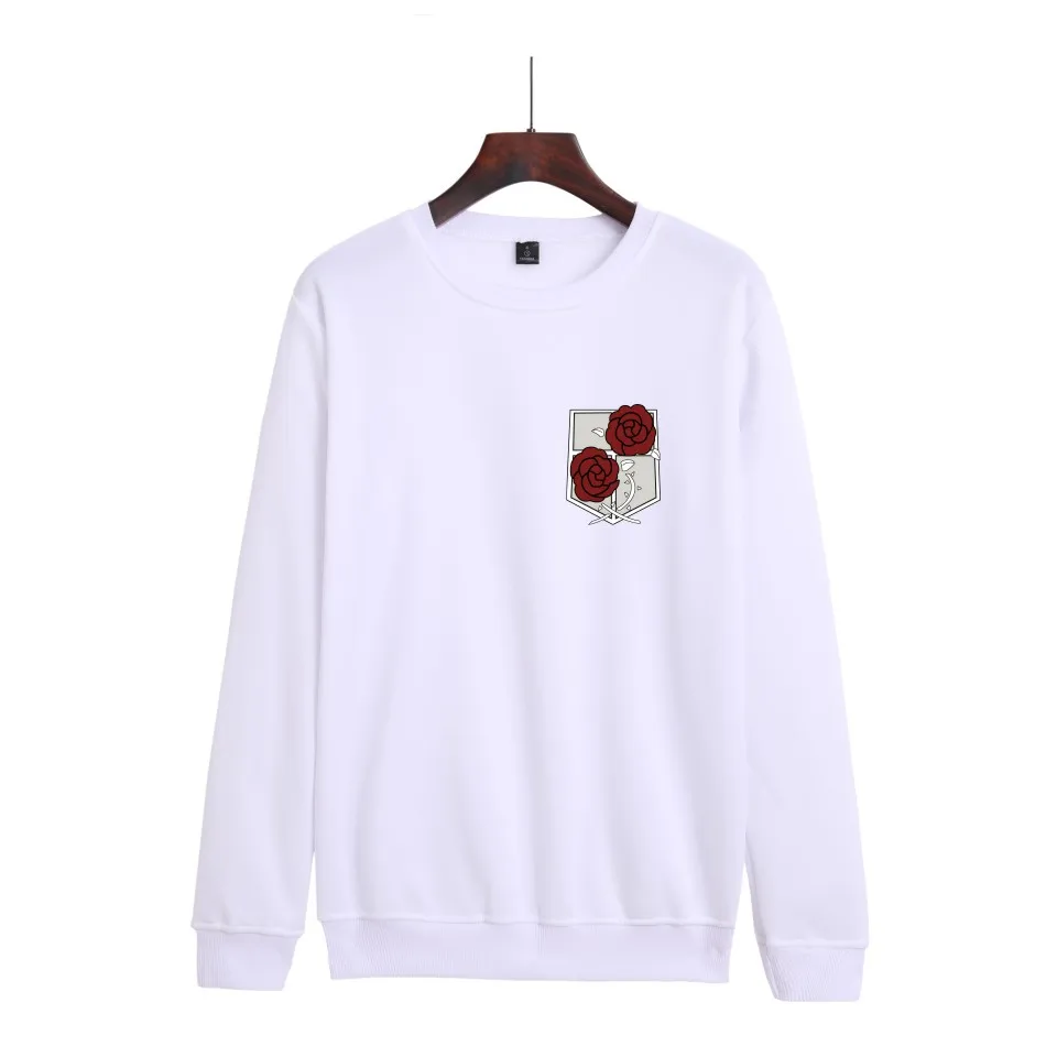 

Attack on Titan 2021 Autumn And WinterPeripheral Anime Printed Fashion Couple Round Neck Sweatshirt men women Oversized hoodie