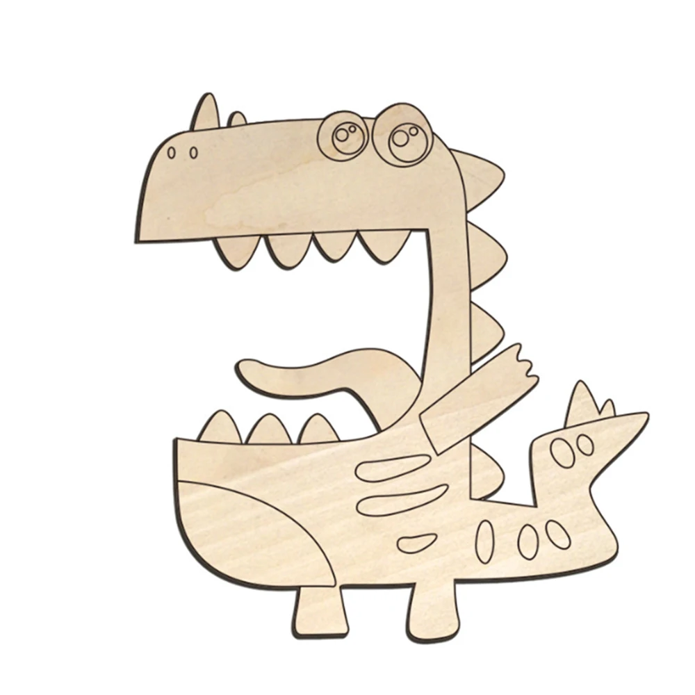 Деревянная доска для граффити сделай сам ручная живопись в форме животных