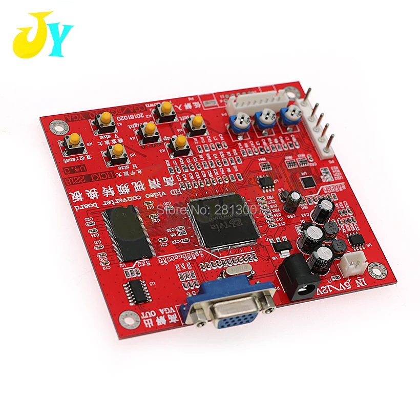 High Definition Red CGA to VGA CVBS Arcade Game Video Converter Board for CRT LCD PDP Monitor | Спорт и развлечения