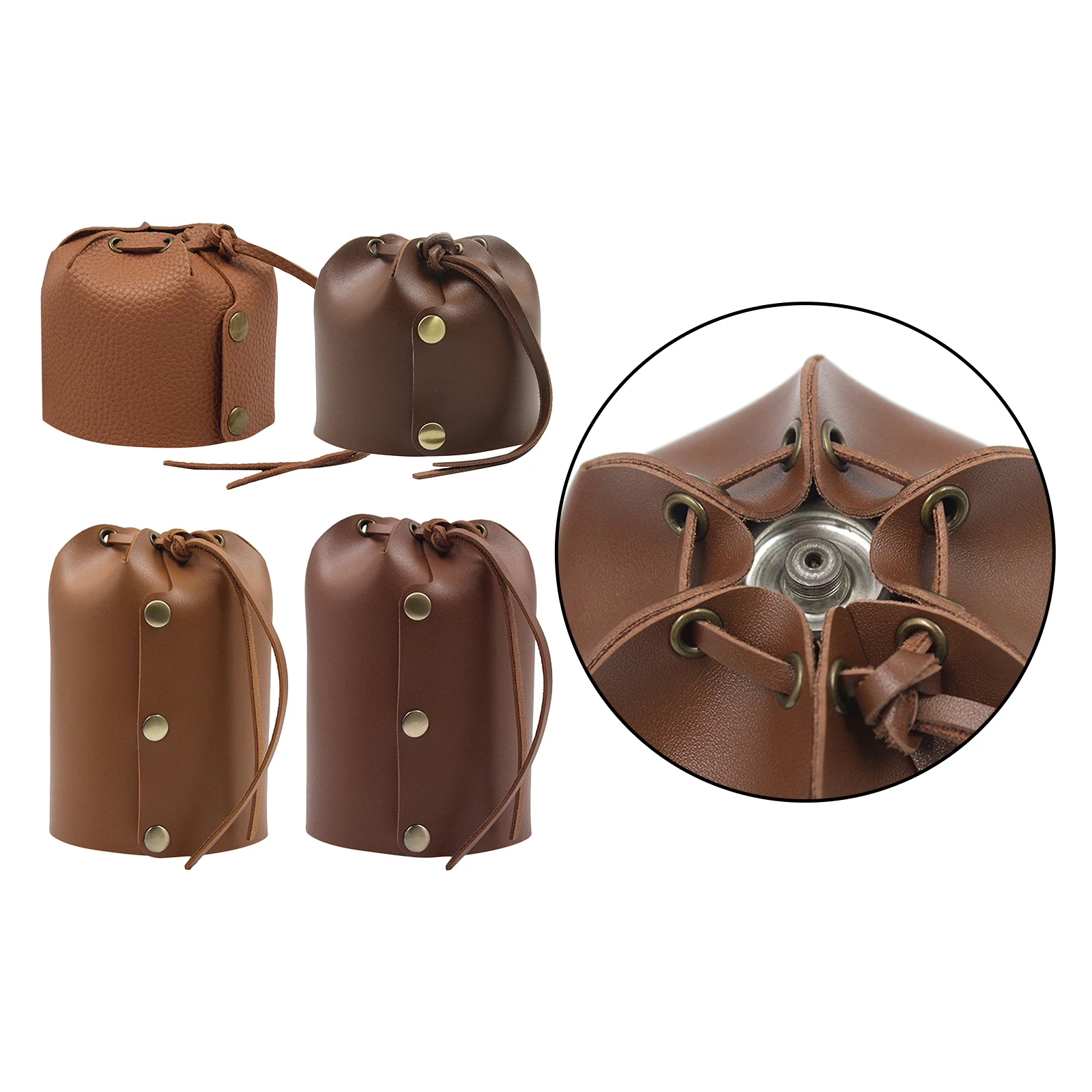 Газовый баллон Защитная крышка чехол из искусственной кожи с кулиской мешок