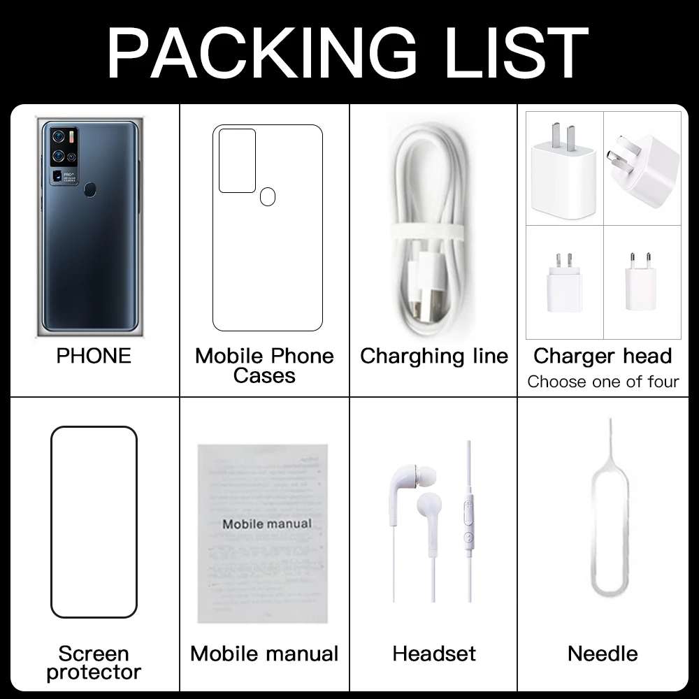 

100% Original Global Version X50Pro+ SmartPhone 7.2inch Face Unlock 16GB+512GB large Screen 10-core 4G/5G Mobile Phone