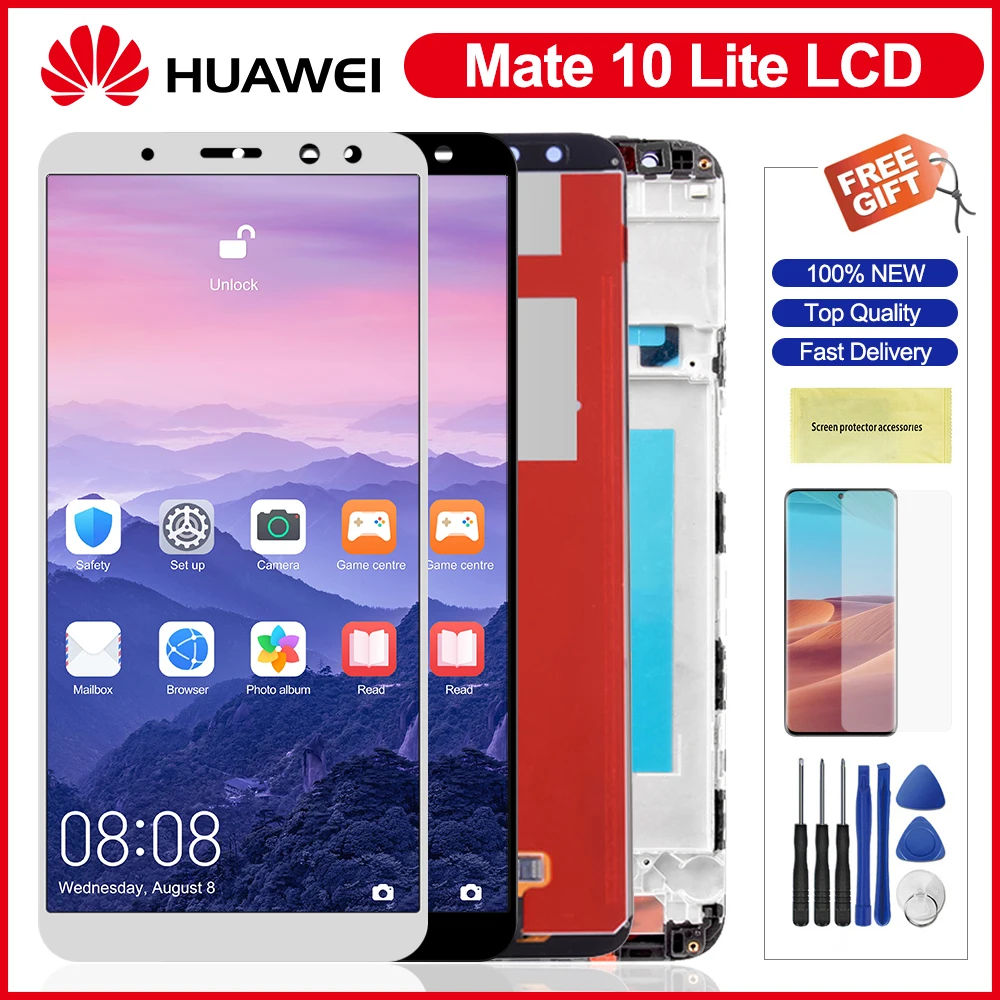 ЖК экран Mate10 Lite для Huawei Mate 10 дисплей с сенсорным экраном и дигитайзером в сборе