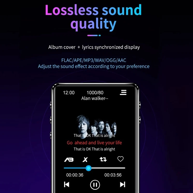 X62 16 Гб MP3 плеер наушники Металлические Наушники Hi Fi музыкальный APE FLAC WAV Loseless