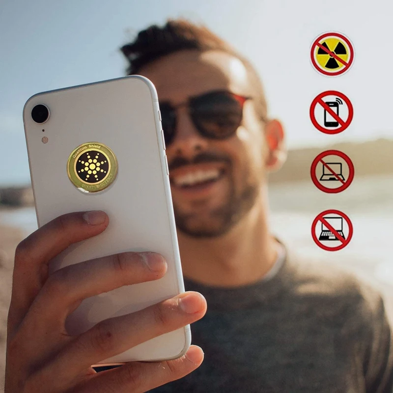 

10Pcs Emf Protection Sticker Anti Radiation Cell Phone Sticker for Phones iPad Laptop andAll Electronic Devices